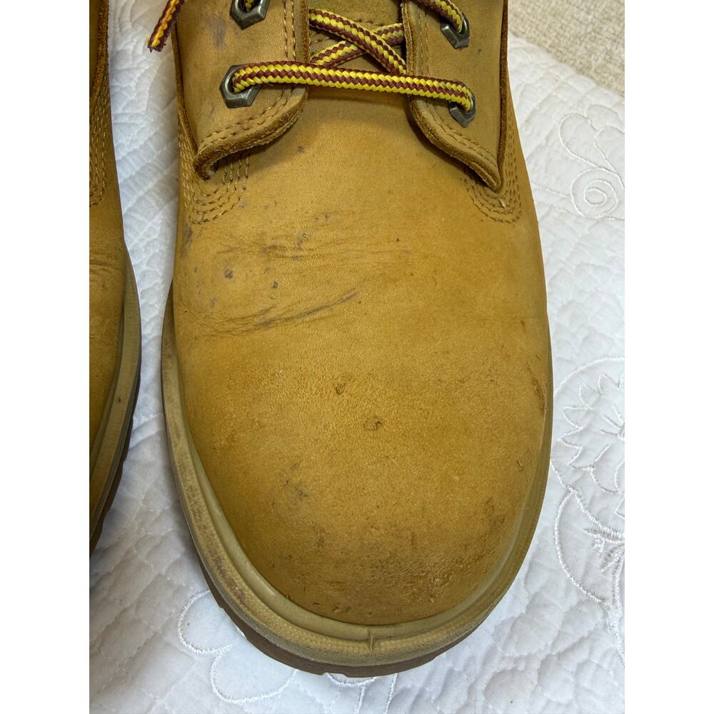Timberland Pro Men's Tan 10M Waterproof Soft Toe Direct Attach 6 Inch Work Boots - Picture 8 of 13